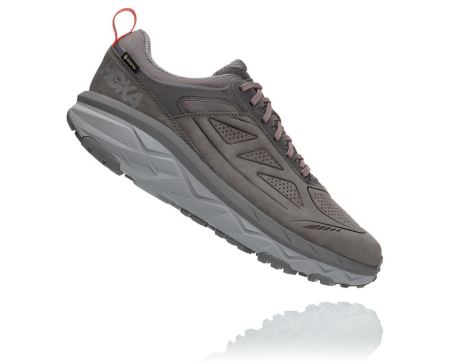 Hoka One One Challenger Low GORE-TEX - Tenis Corrida Trilha Homem Cinzentas | PT-X24aiMg